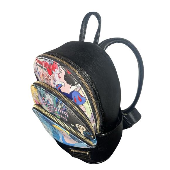 Loungefly Disney Parks Princess Trio Mini Backpack Cinderella Snow White Beauty - Picture 3 of 12